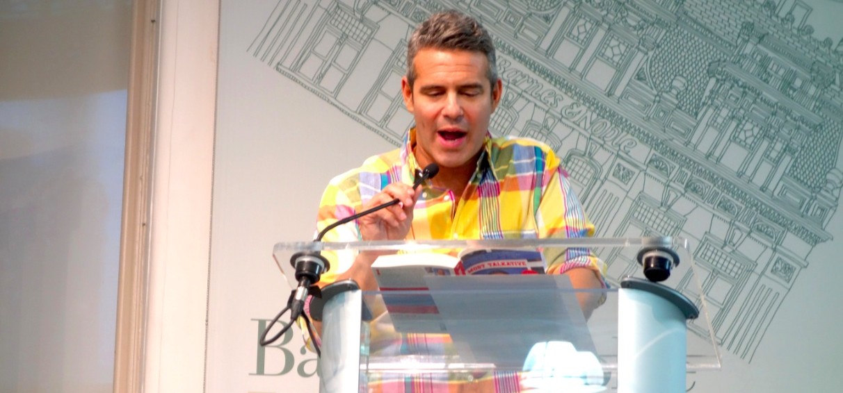 Andy Cohen speaks at Barnes and Noble